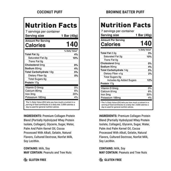 Puff Protein Bars Dark Chocolate Coated Variety Pack for Fitness Enthusiasts - Convenient Snack Options
| Puff Protein